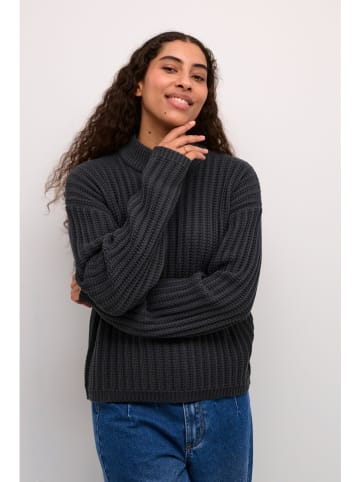 Kaffe Rollkragenpullover "Bess" in Anthrazit