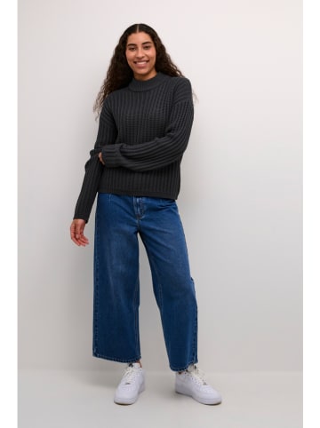 Kaffe Rollkragenpullover "Bess" in Anthrazit