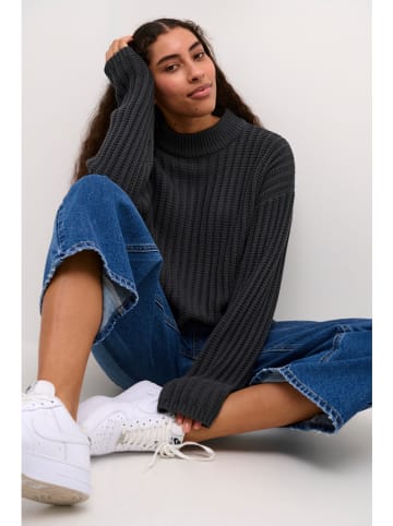 Kaffe Rollkragenpullover "Bess" in Anthrazit