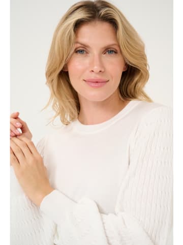 Kaffe Trui "Nanna" wit