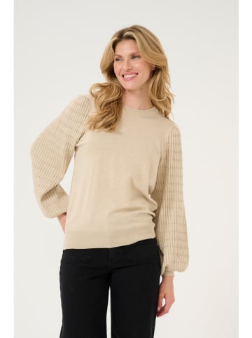 Kaffe Pullover "Nanna" in Beige
