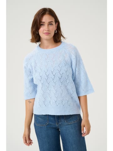 Kaffe Pullover "Tiana" in Hellblau