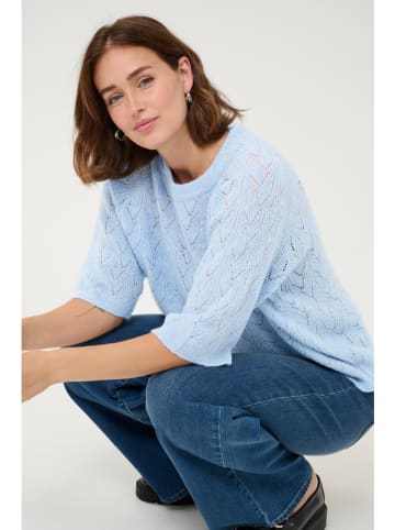 Kaffe Pullover "Tiana" in Hellblau