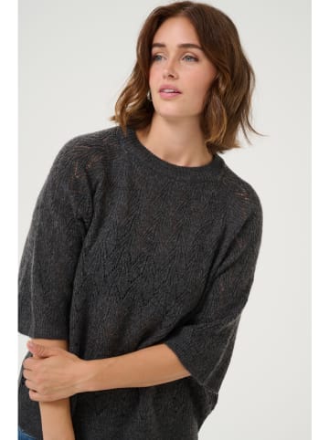 Kaffe Sweter "Tiana" w kolorze czarnym