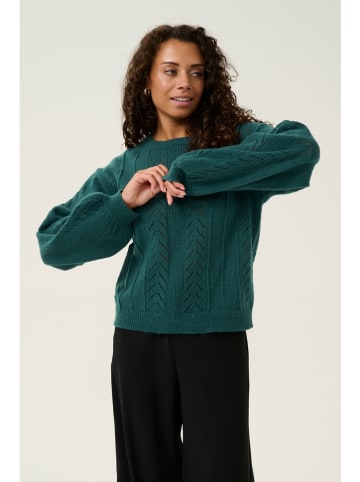 Kaffe Pullover "Holiday" in Grün