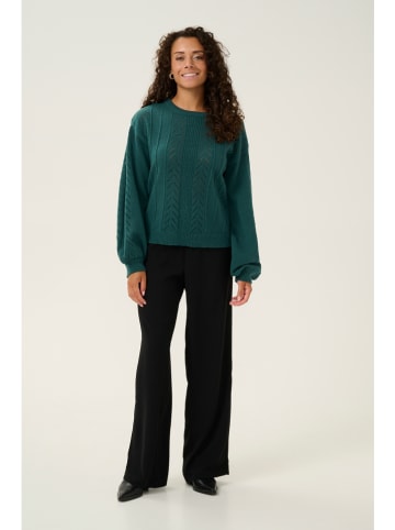 Kaffe Pullover "Holiday" in Grün