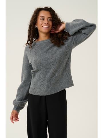 Kaffe Pullover "Holiday" in Grau