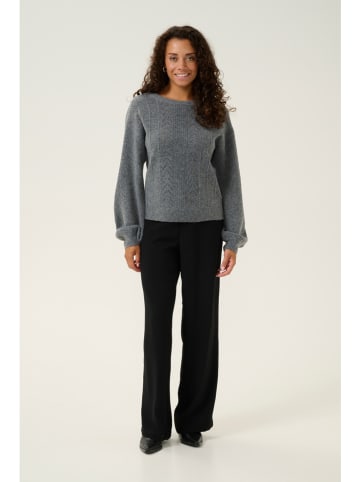 Kaffe Pullover "Holiday" in Grau