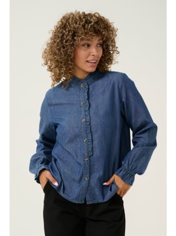 Kaffe Jeansbluse "Deni" in Blau