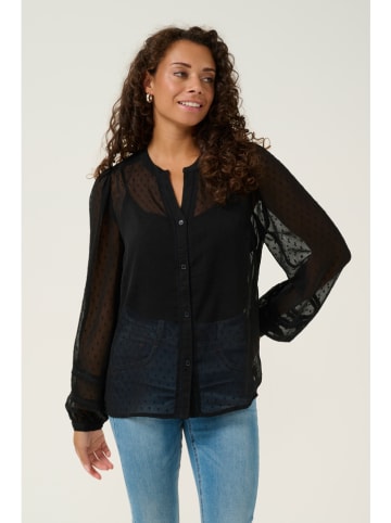 Kaffe Bluse "Dotti" in Schwarz