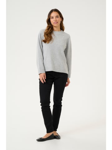 Kaffe Pullover "Pearlie" in Grau