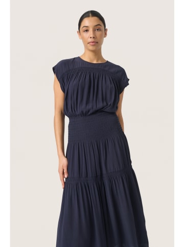 Soaked in Luxury Jurk "Soaked in Luxury" donkerblauw