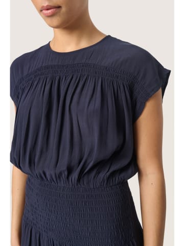 Soaked in Luxury Jurk "Soaked in Luxury" donkerblauw