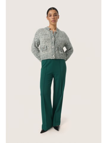 Soaked in Luxury Broek "Soaked in Luxury" donkergroen