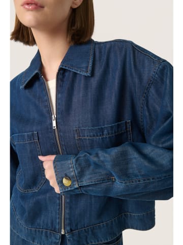 Soaked in Luxury Jeasnsjacke "Soaked in Luxury" in Blau