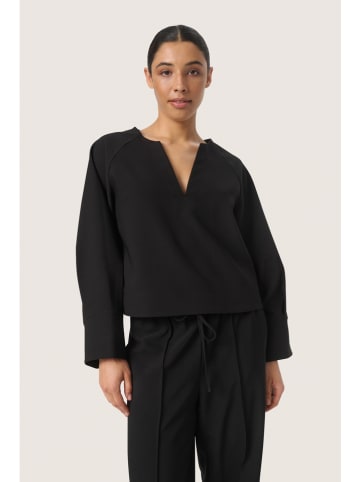 Soaked in Luxury Bluse "Soaked in Luxury" in Schwarz