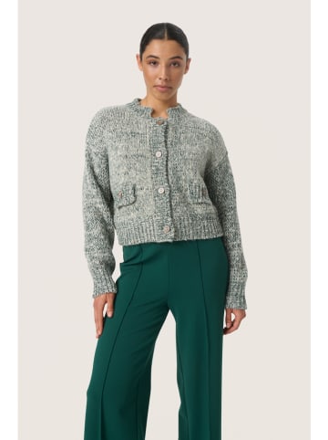 Soaked in Luxury Cardigan "Soaked in Luxury" in Grau