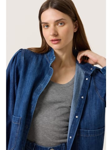 Soaked in Luxury Jeansjacke "Soaked in Luxury" in Blau
