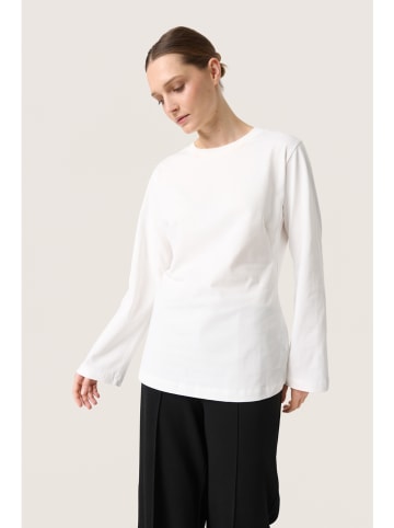 Soaked in Luxury Longsleeve "Soaked in Luxury" in Weiß