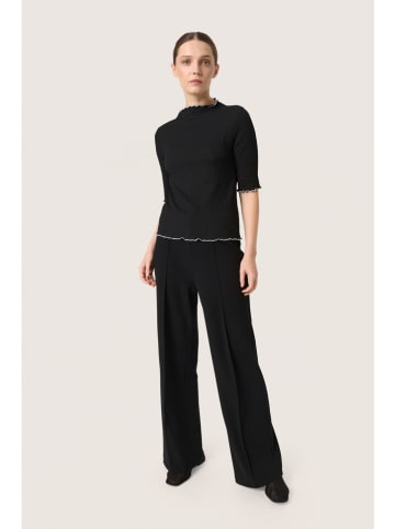 SAINT TROPEZ Shirt "Soaked in Luxury" in Schwarz