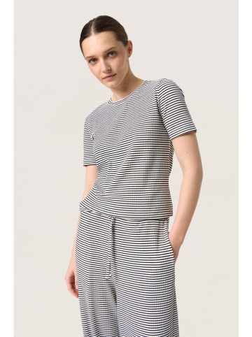 SAINT TROPEZ Shirt "Soaked in Luxury" zwart