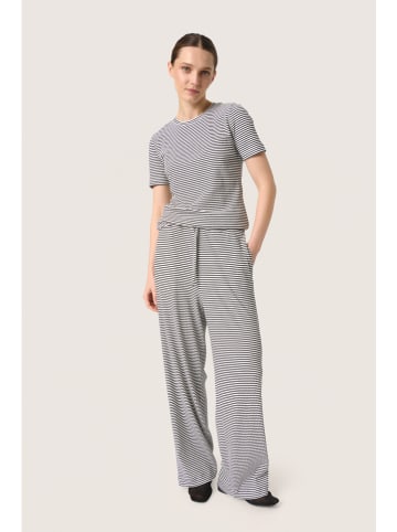SAINT TROPEZ Shirt "Soaked in Luxury" zwart