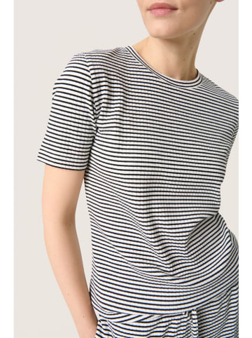 SAINT TROPEZ Shirt "Soaked in Luxury" zwart