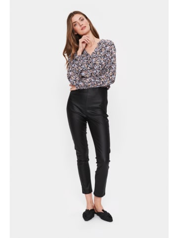 SAINT TROPEZ Legginsy "Saint Tropez" w kolorze czarnym