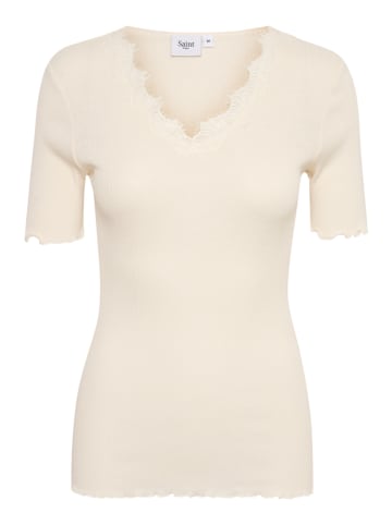 SAINT TROPEZ Shirt "Saint Tropez" in Creme