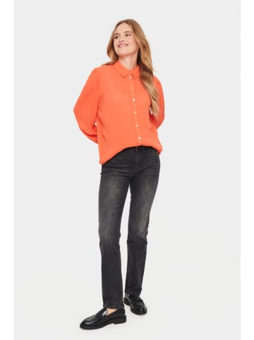 SAINT TROPEZ Bluse "Saint Tropez" in Orange