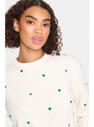 SAINT TROPEZ Pullover "Saint Tropez" in Weiß