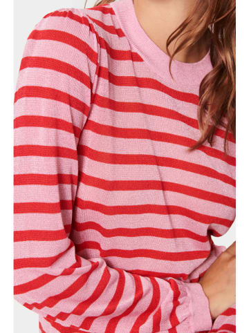 SAINT TROPEZ Sweter "Saint Tropez" w kolorze jasnoróżowym