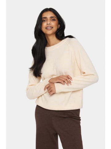 SAINT TROPEZ Pullover "Saint Tropez" in Creme
