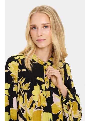 SAINT TROPEZ Bluse "Saint Tropez" in Schwarz