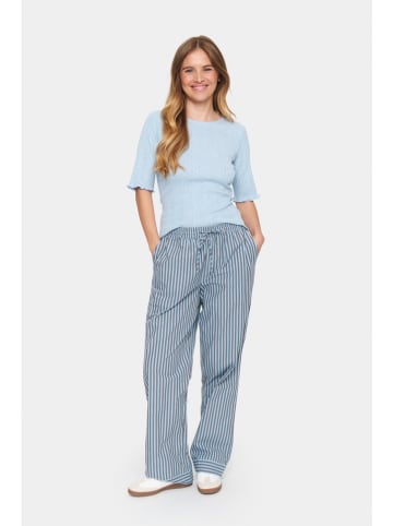 SAINT TROPEZ Shirt "Saint Tropez" in Hellblau