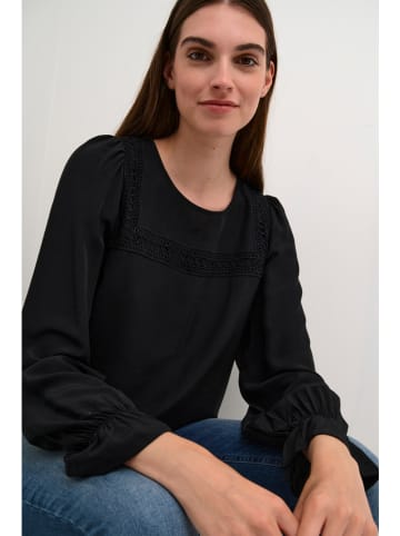 Kaffe Bluse in Schwarz