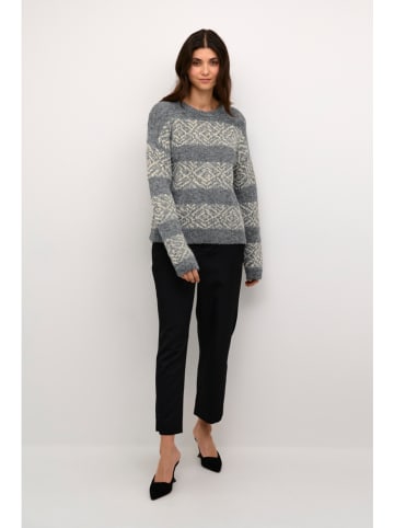 Kaffe Pullover "Lona" in Grau