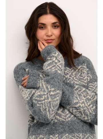 Kaffe Pullover "Lona" in Grau
