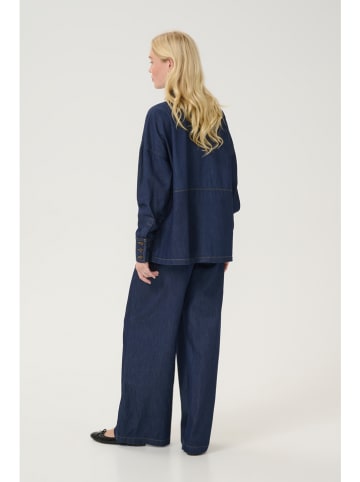 Kaffe Spijkerblouse "Avril" donkerblauw