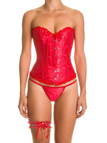 INTIMAX 3-delige lingerieset ''Carol'' rood