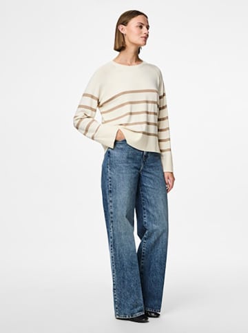 Pieces Longsleeve crème/beige