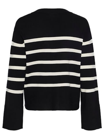 Pieces Cardigan in Schwarz/ Weiß