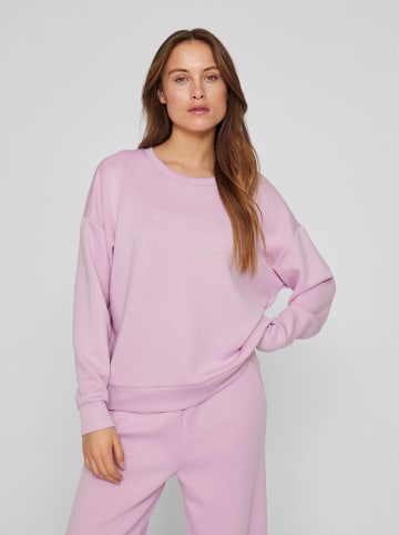 Vila Sweatshirt "Atelier" in Rosa