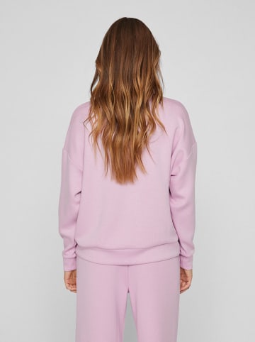 Vila Sweatshirt "Atelier" lichtroze