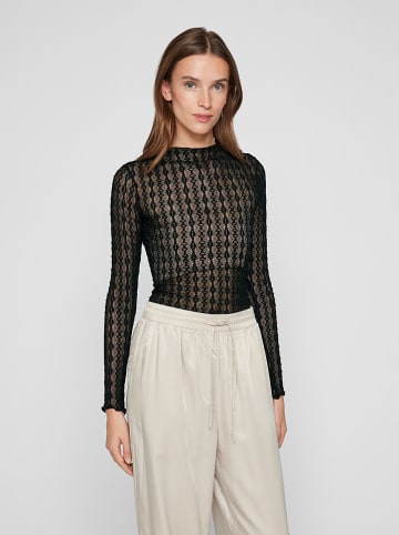 Vila Longsleeve "Selina" in Schwarz