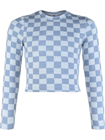 Blue Effect Longsleeve lichtblauw