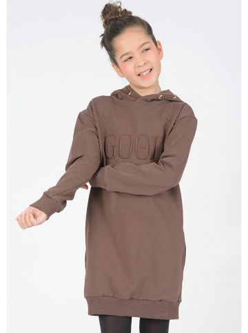 Blue Effect Sweatkleid in Braun