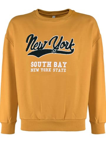 Blue Effect Sweatshirt in Orange