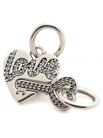 Pandora Zilveren hanger met kristallen