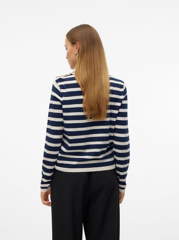 Vero Moda Pullover in Anthrazit/ Creme